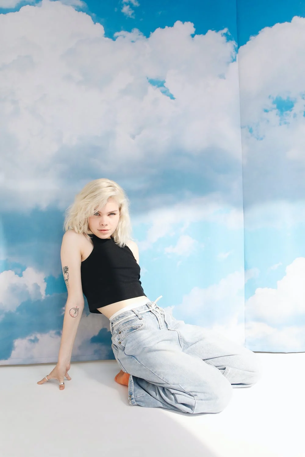 Basic Short Sleeve Scoop Neck Crop Top