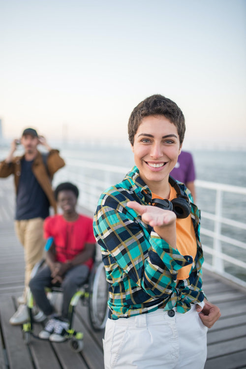 Plaid Long-Sleeve Collar Button Down Flannel Shirt