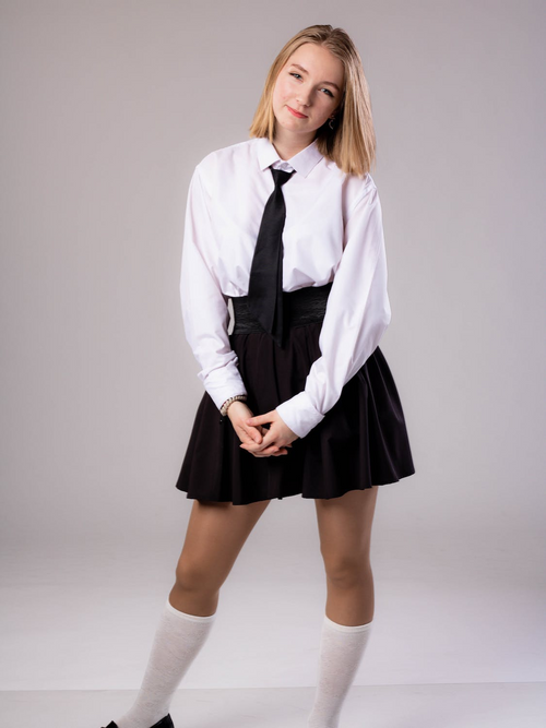 White Classic Lightweight Long-Sleeve Shirt