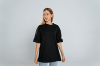 Black Tech Stretch Short-Sleeve Crewneck T-Shirt
