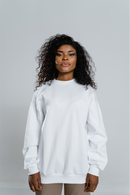 White Soft Touch Long-sleeve Sweater