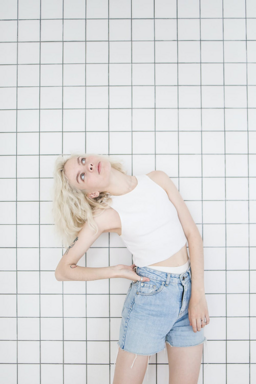 Denim Classic Fit-Flat Shorts